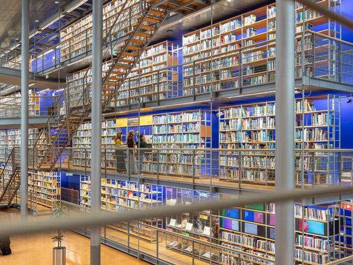 TU Delft Library case visual